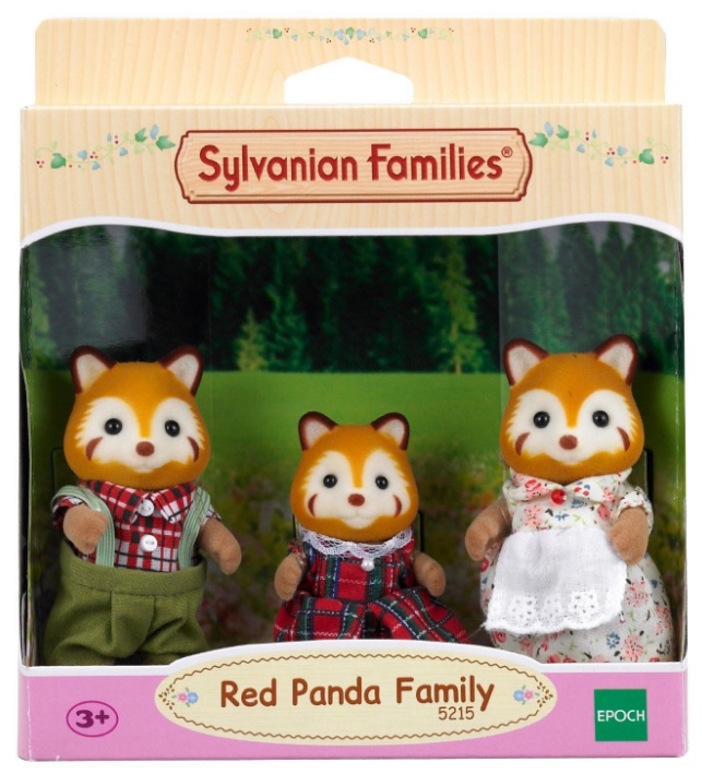 Sylvanian Families - Семья Красных панд, 3 фигурки  